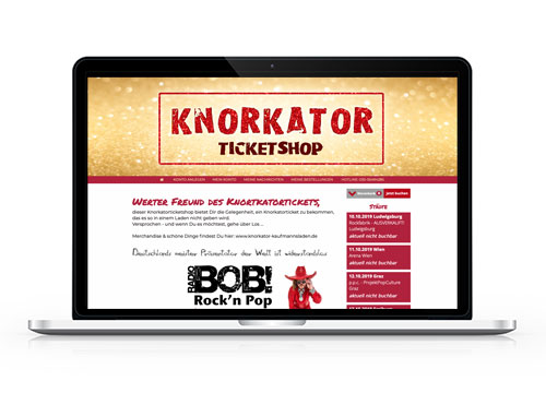 Referenz: <b>Knorkator - Ticketshop</b>